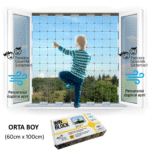 ORTA BOY - WINBLOCK Çocuklar için Pencere Çelik Güvenlik Ağı – Yeni Nesil Pencere Korkuluk Sistemi