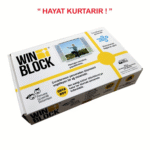 BÜYÜK BOY - WINBLOCK Çocuklar için Pencere Çelik Güvenlik Ağı – Yeni Nesil Pencere Korkuluk Sistemi - Görsel 4