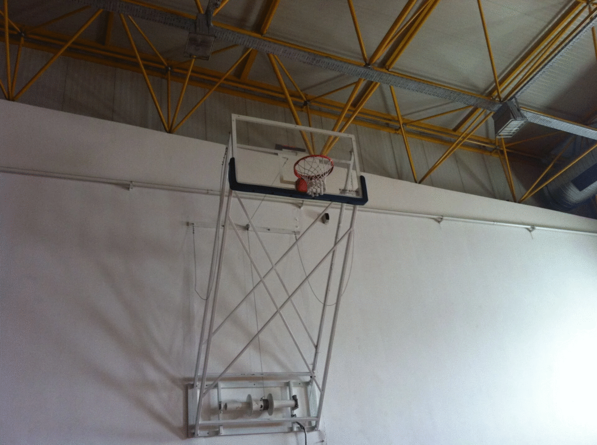 Basketbol Potası Duvara Montaj Yükseklik Ayarlı 10mm Cam (ak) 105*180 - Görsel 1