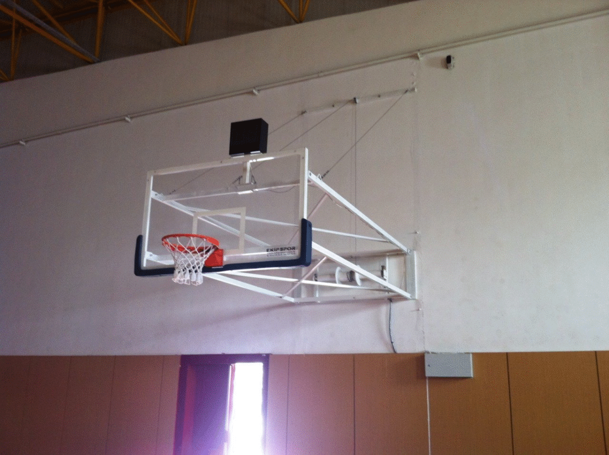 Basketbol Potası Duvara Montaj Yükseklik Ayarlı 15mm Cam (ak) 105*180 - Görsel 1