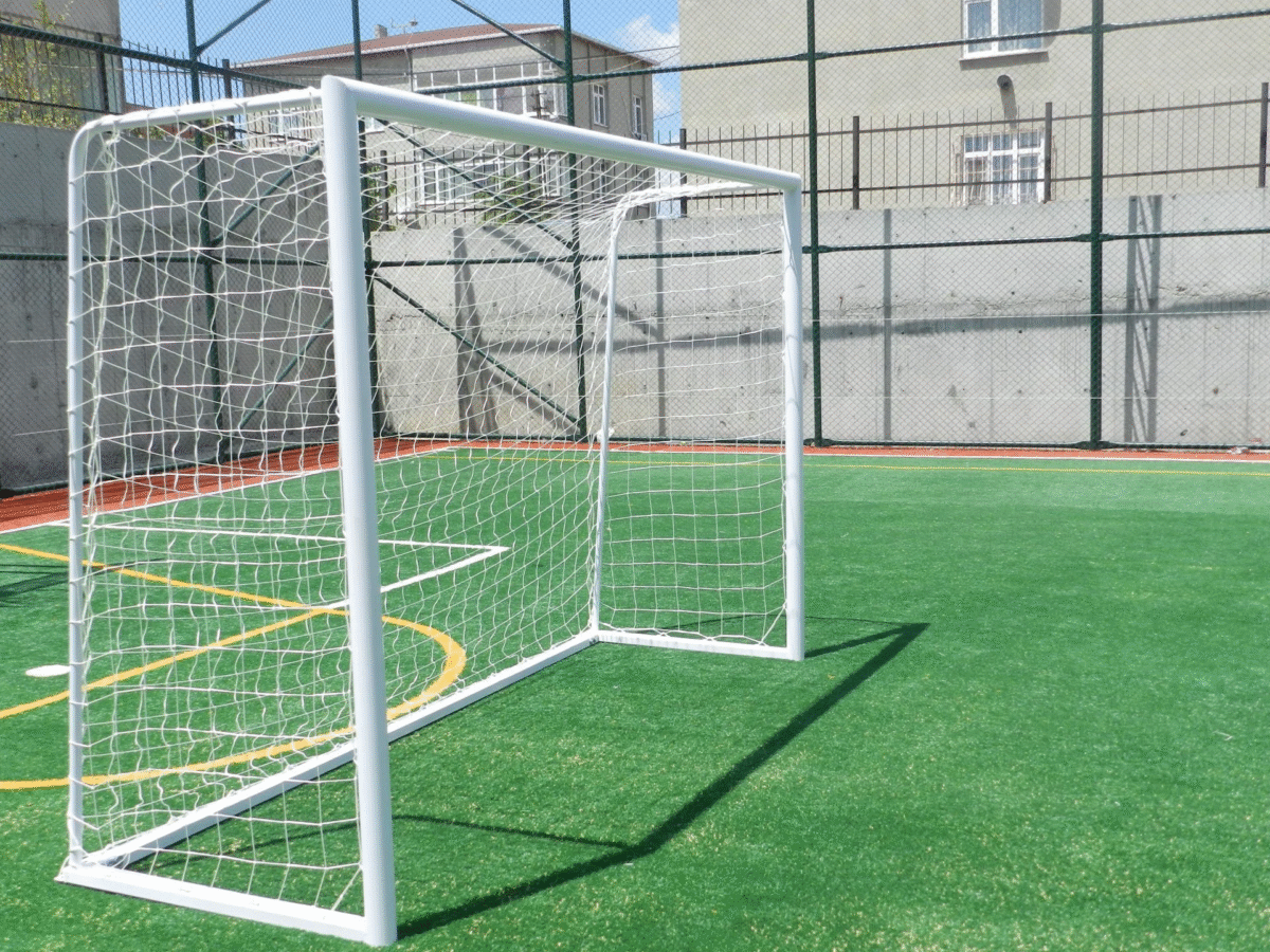 Mini Futbol Kalesi Metal Seyyar 200 x 400 cm - Görsel 1